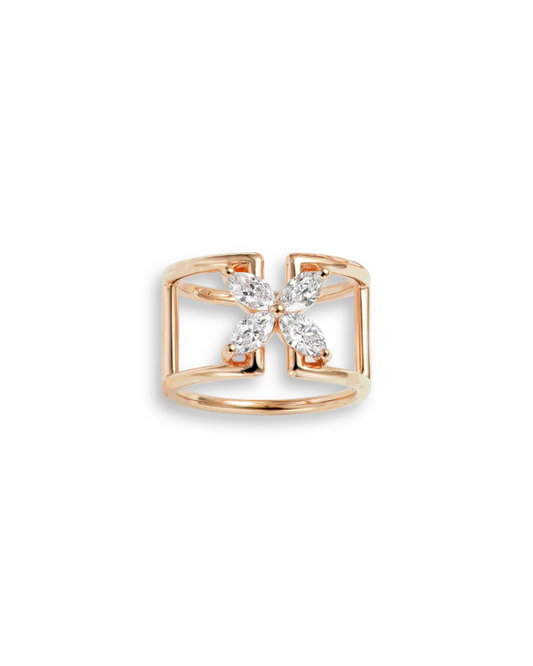 14K Gold Mariposa Diamond Rings