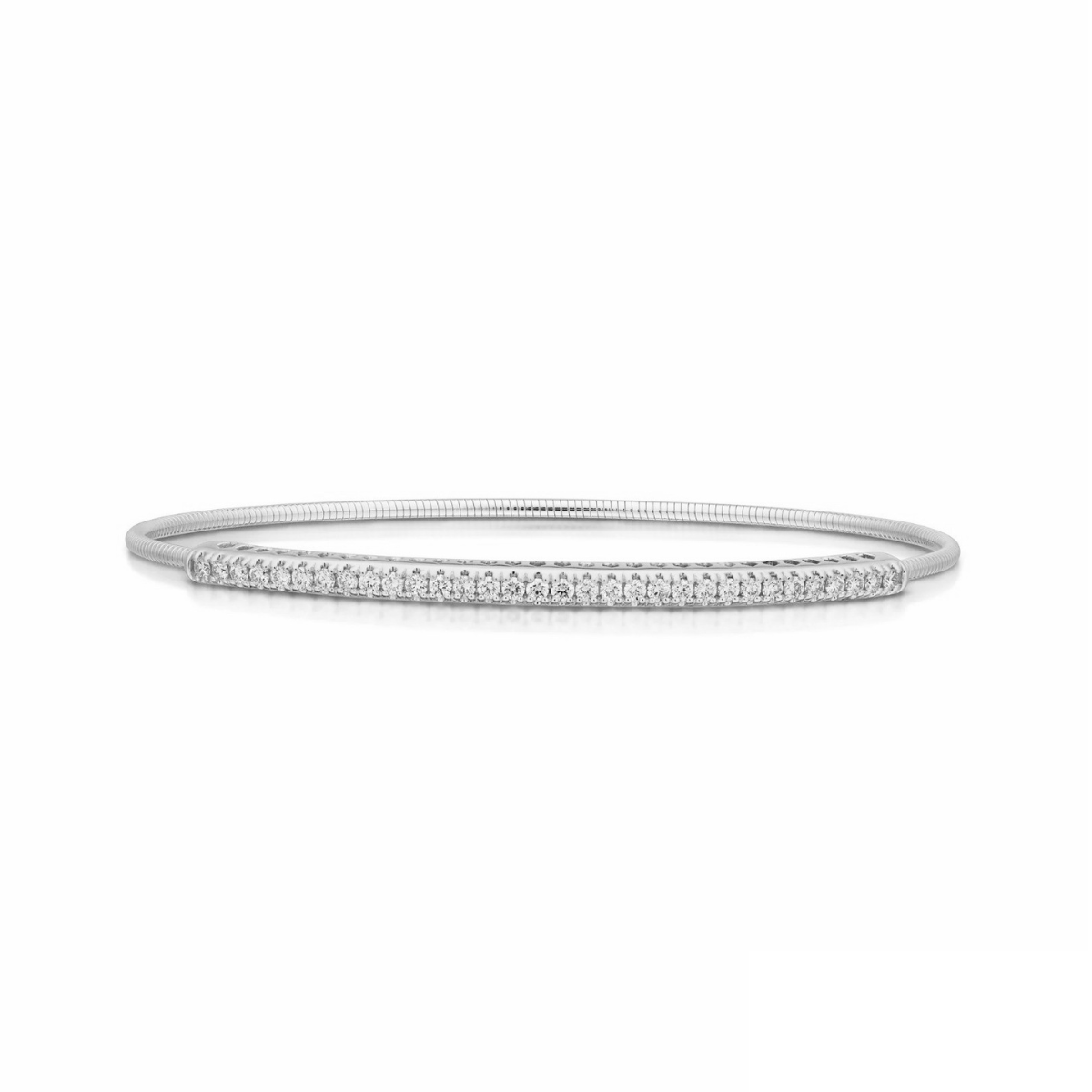 14K Gold Expandable Diamond Bracelet