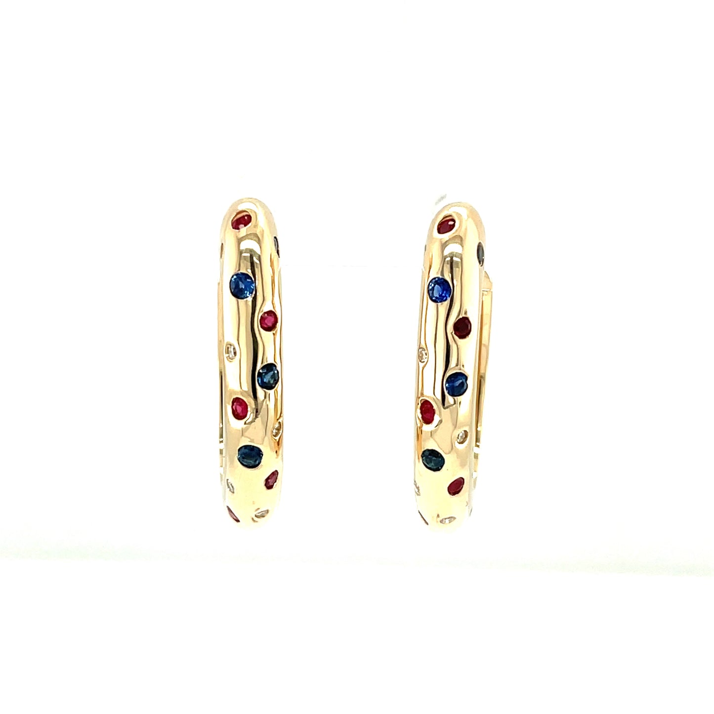 Multicolor Dome Earrings