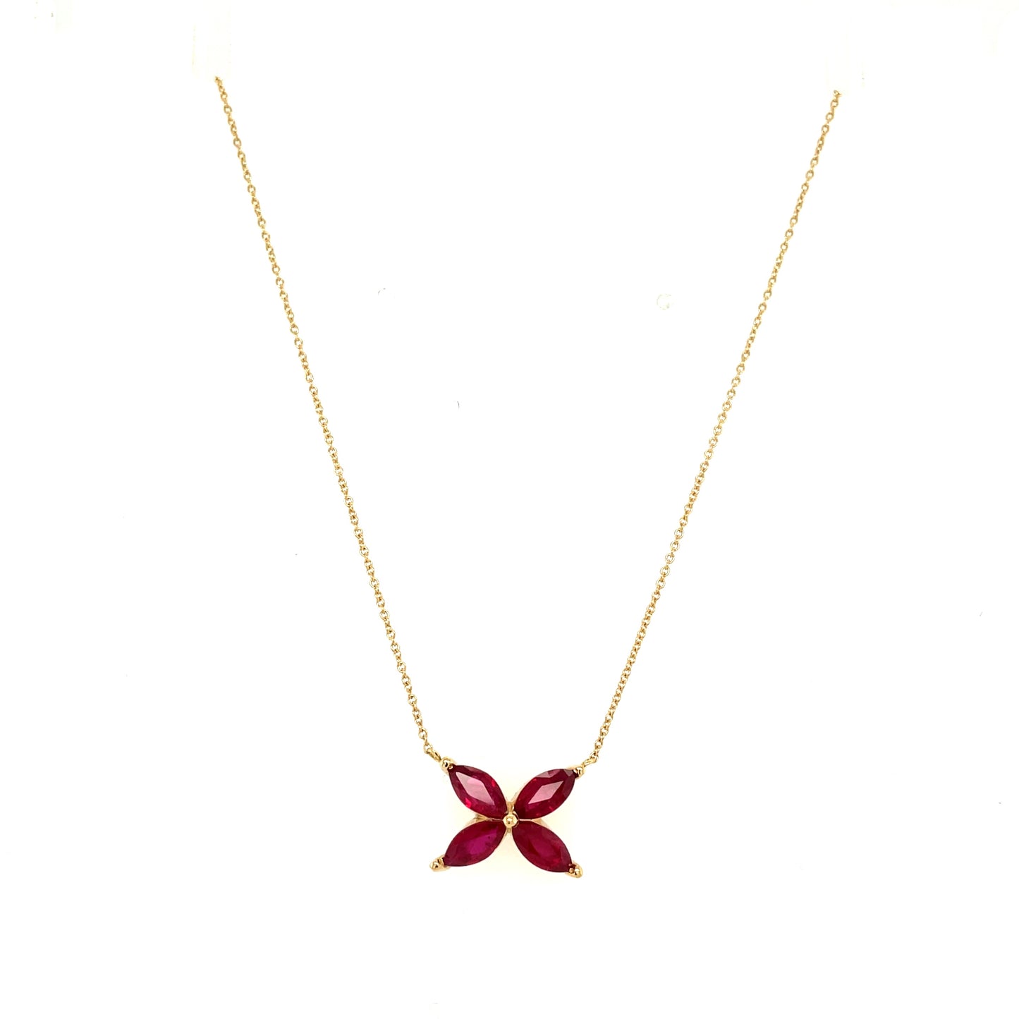 Ruby Mariposa Pendant