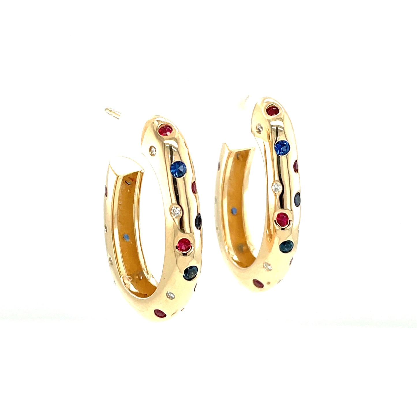 Multicolor Dome Earrings