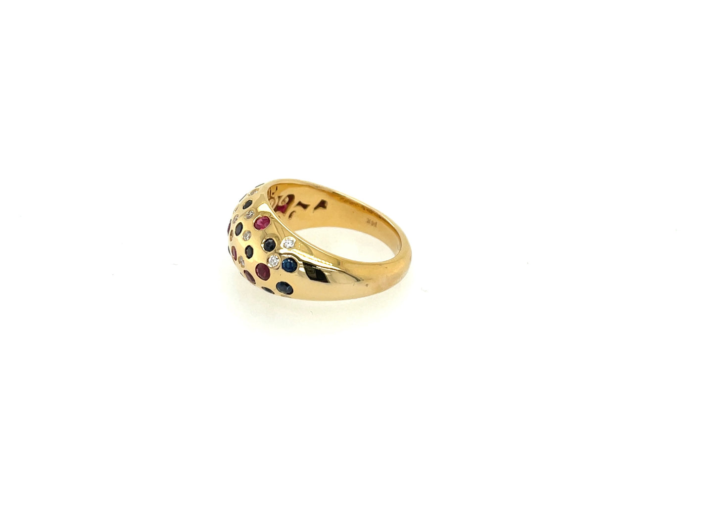 Multicolor Dome Ring