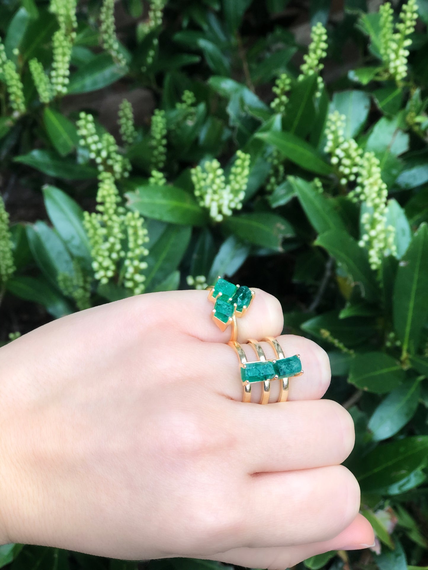 Rough Emerald Natural Beauty Ring