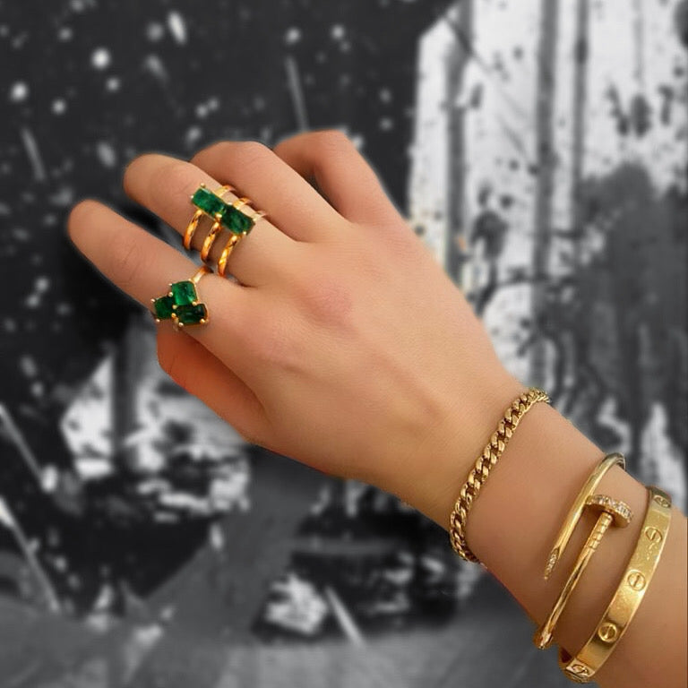 Rough Emerald Natural Beauty Ring