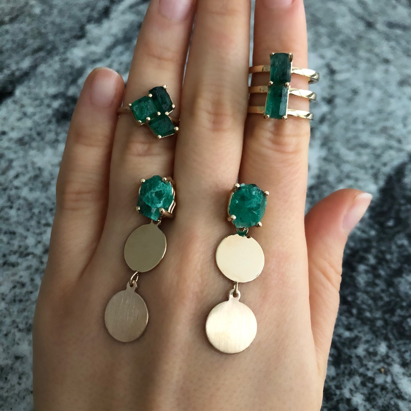 Rough Emerald Natural Beauty Ring