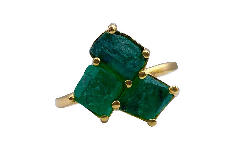 Rough Emerald Natural Beauty Ring