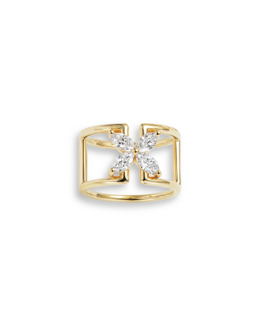 14K Gold Mariposa Diamond Rings