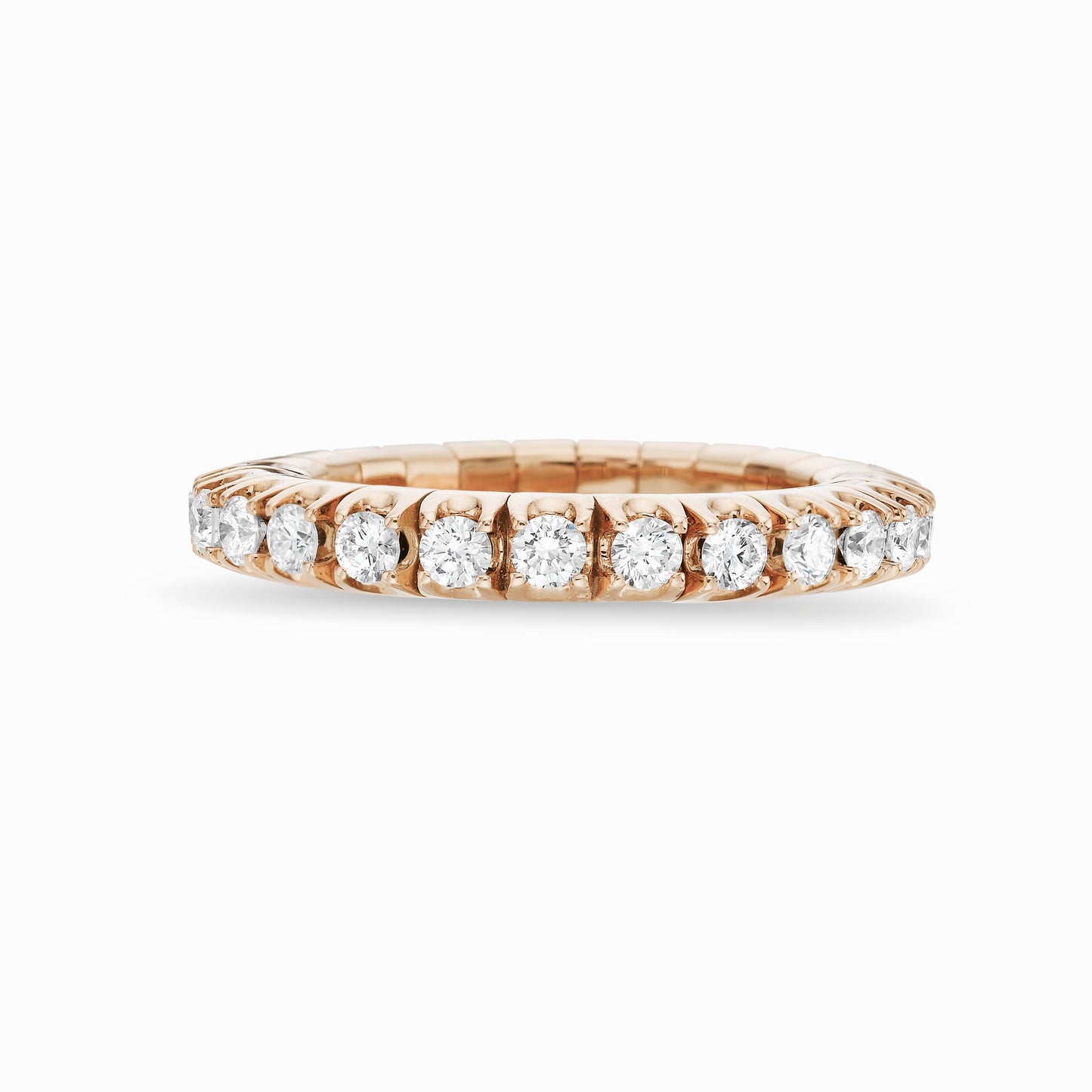 18K Gold Stretch Diamond Ring