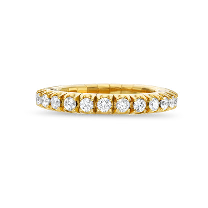 18K Gold Stretch Diamond Ring